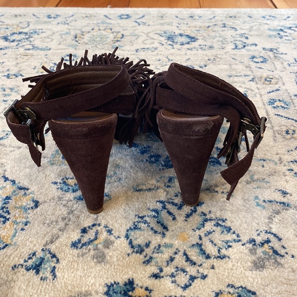 Jeffrey Campbell Suede fringe platforms - Picture 3 of 6